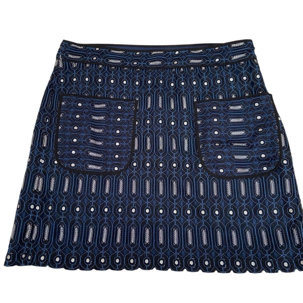 LOFT TEXTURED MINI SKIRT SIZE LARGE